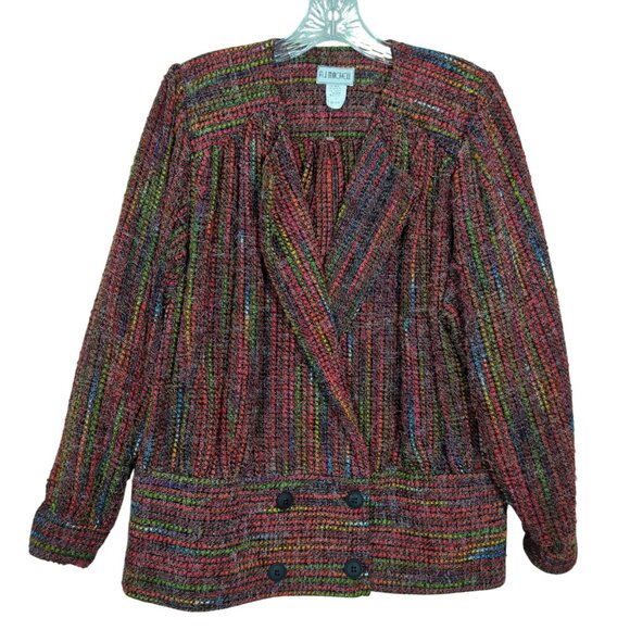 A.J. MITCHELL long sleeve tweed long sleeve Vintage Blazer/Jacket size 8 - Picture 1 of 11